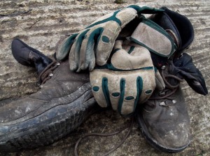 Boots and gloves